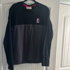 Fila Black Crewneck Sweater